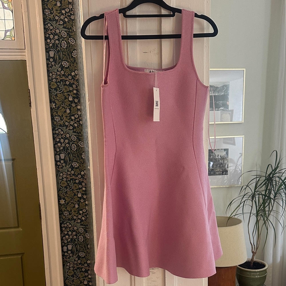 ASTR the Label Lucile Skater Sweater Dress nwt size small Orchid Pink